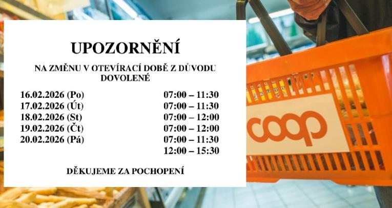 COOP Jednota v&nbsp;obci Hošťka