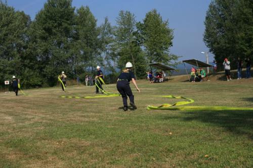 Závody v požárním útoku v Hošťce 24.8.2013