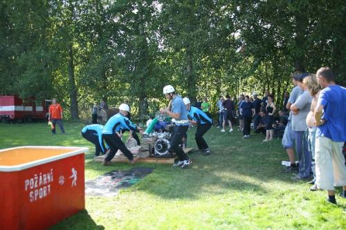 Závody v požárním útoku v Třemešné 3.9.2011