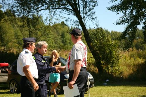 Závody v požárním útoku v Hošťce 20.8.2011